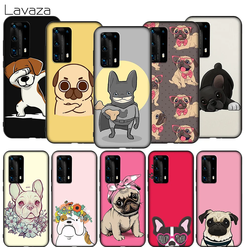 Чехол Lavaza с бульдогом для Huawei P8 P9 P10 P20 P30 Y6 Y7 Y9 Lite Pro P Smart Nova 2i 3i Mini 2017 2018 | Мобильные