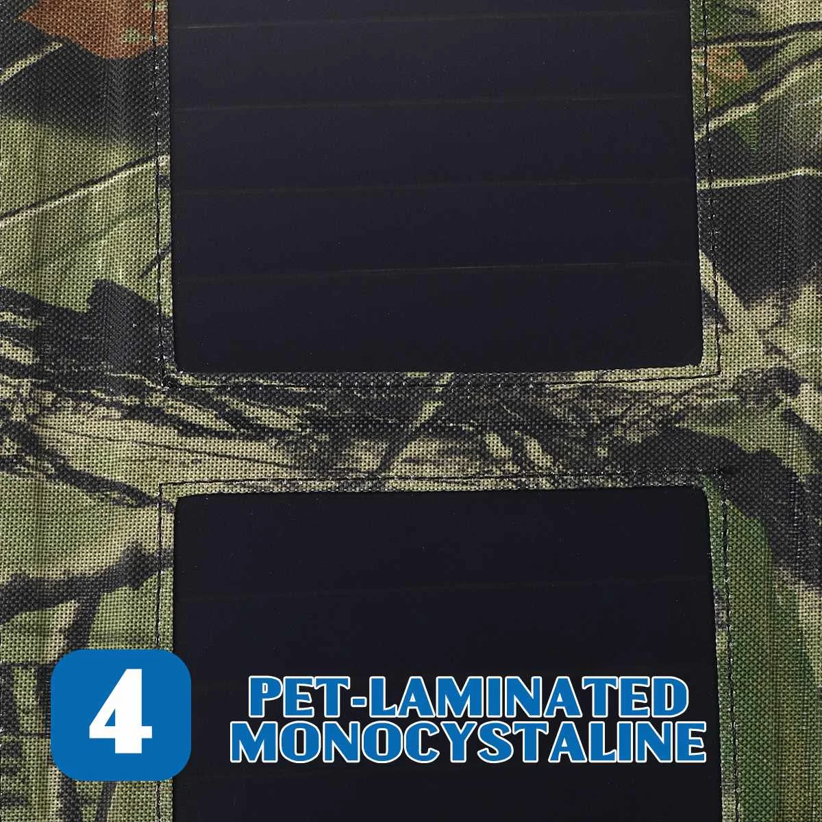 

50W SunPower folding Solar Cells Charger Outdoor 5V USB Output Devices Portable Solar Panels for Phone Charger