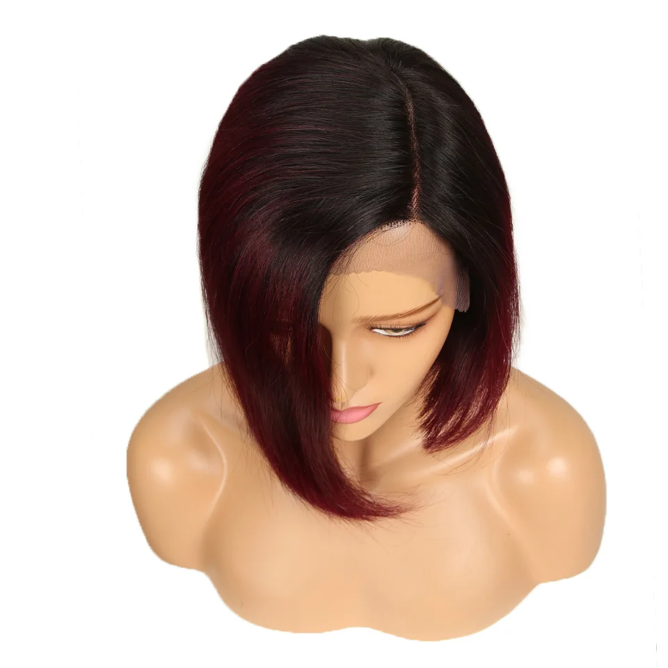 Парики из человеческих волос Trueme L Part черные парики с фронтальным кружевом для