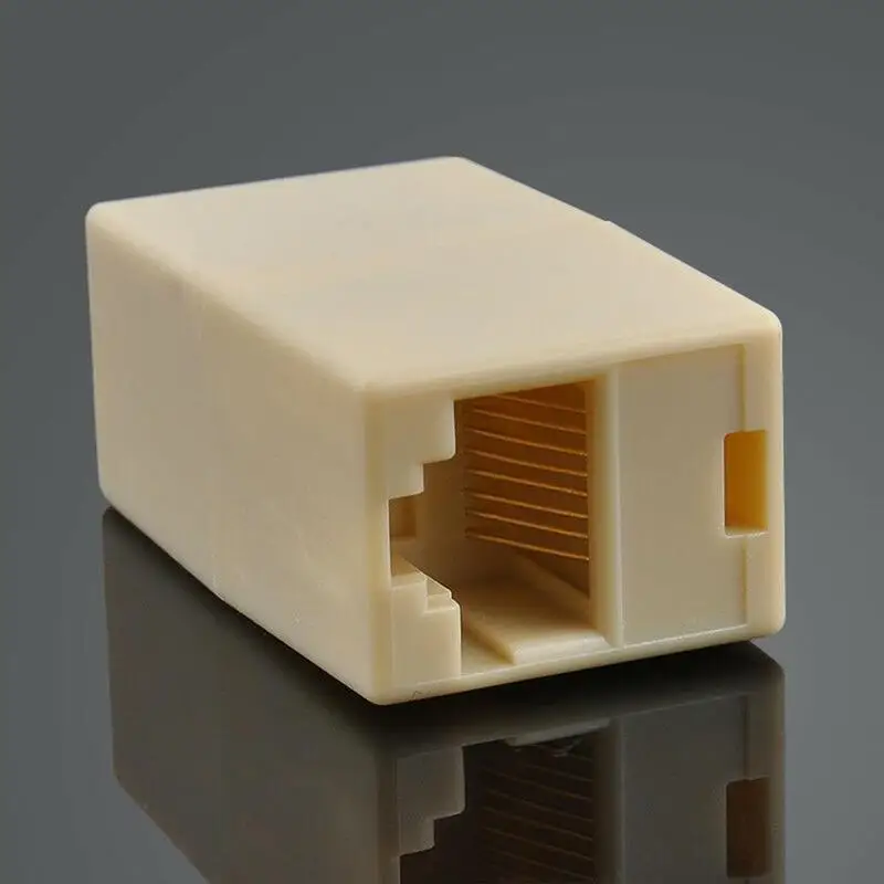 10 pz/лот Ethernet Lan через кабель Joiner 8 RJ45 двусторонний соединитель Netwoerk компьютерный Sp