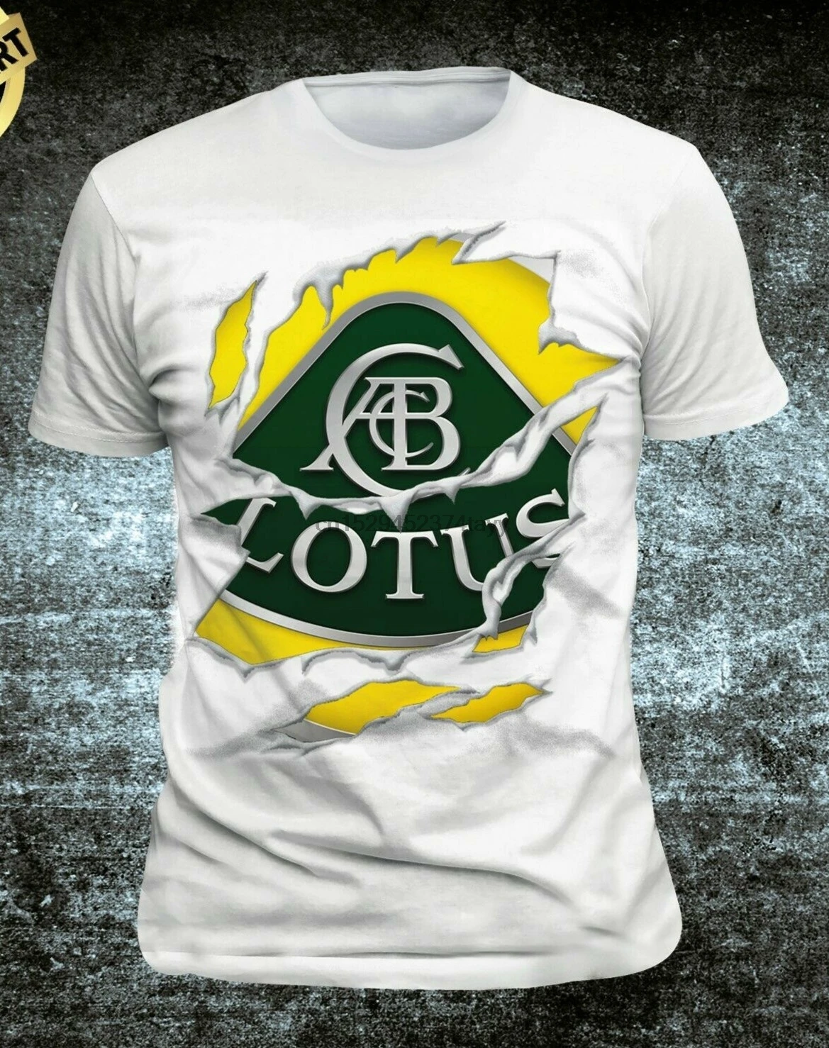 Модная мужская футболка с принтом Лотоса автомобиля S 3XL печатных