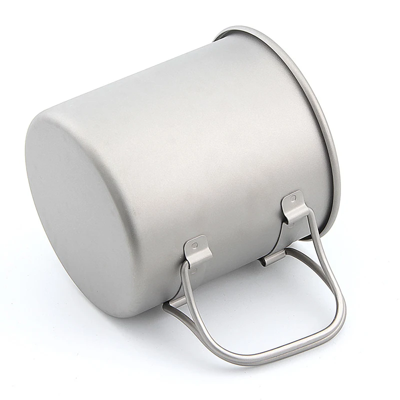 Титановая чашка КИТ кружка для воды из титана Ультралегкая дорожная кемпинга с