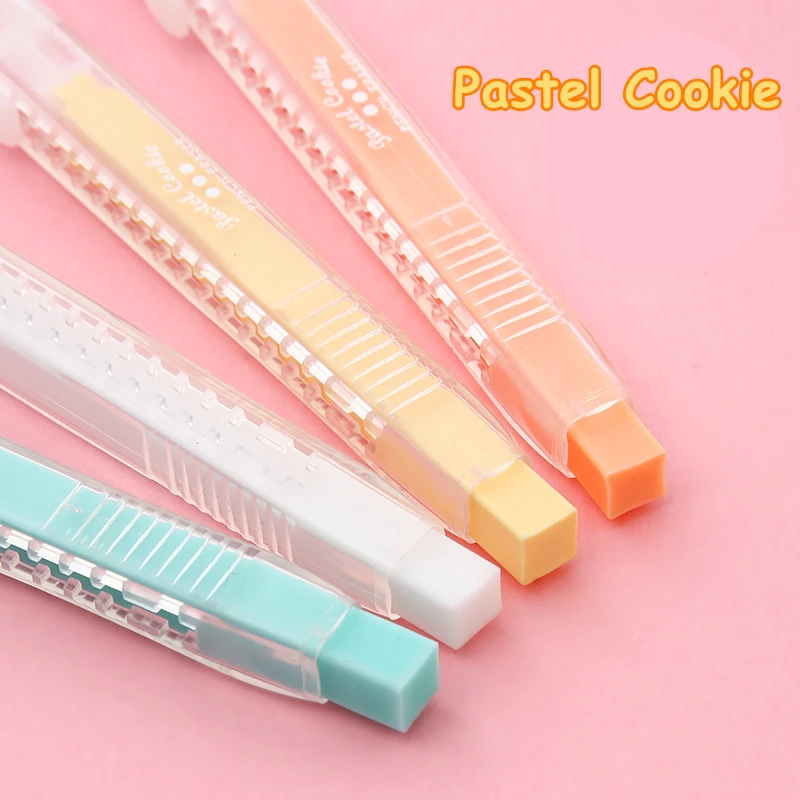 Стиратели для печенья KOKUYO WSG ERCP1 Pastel Kawaii милые Сменные стержни Доступно 4 цвета