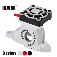 injora 1pcs aluminum alloy motor mount heat sink with cooling fan for 110 rc crawler car traxxas trx 4 8290