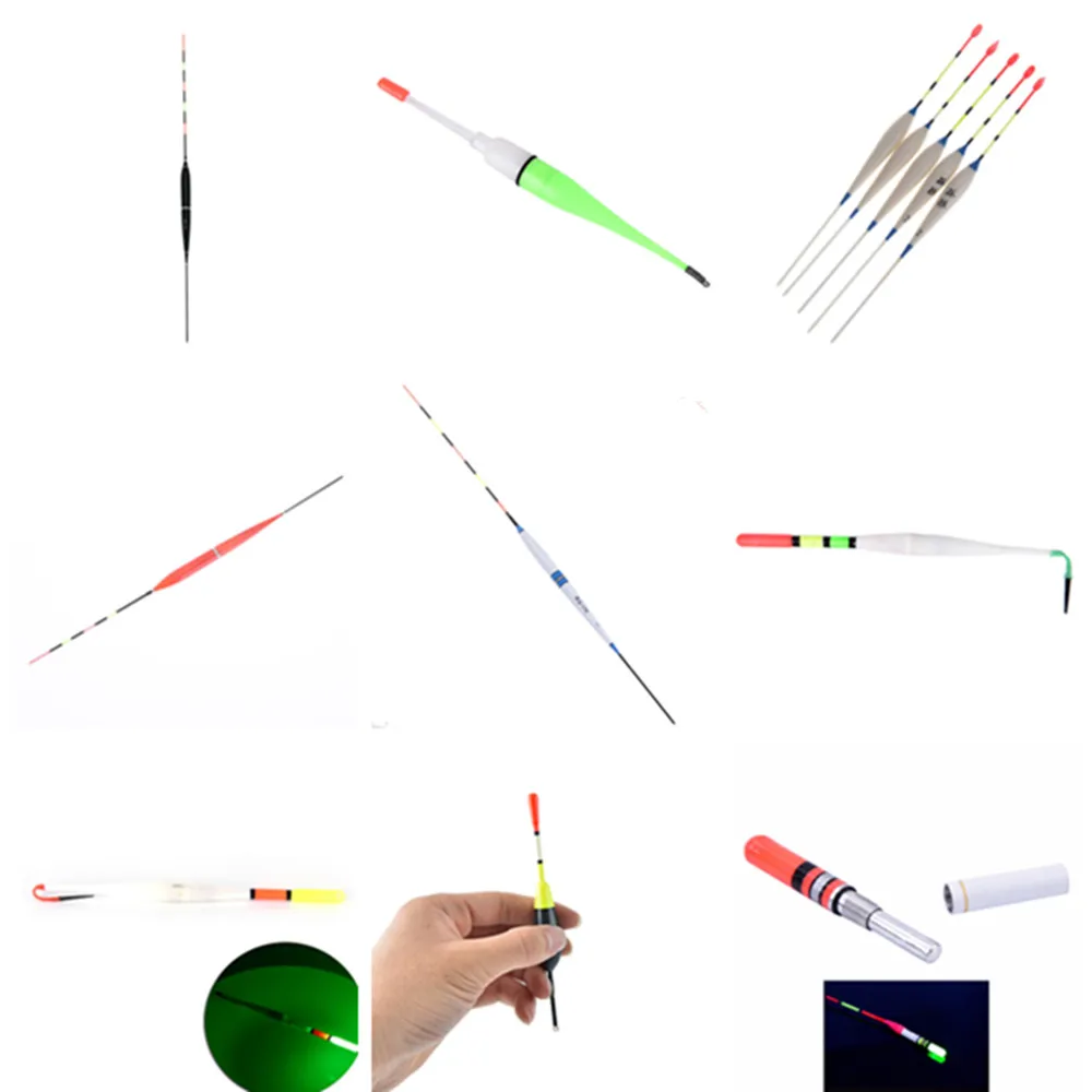 

1X Fishing Float LED Electric Float Light Fishing Tackle Luminous Electronic Float Without Battery Deep Water Night Fishing Gear