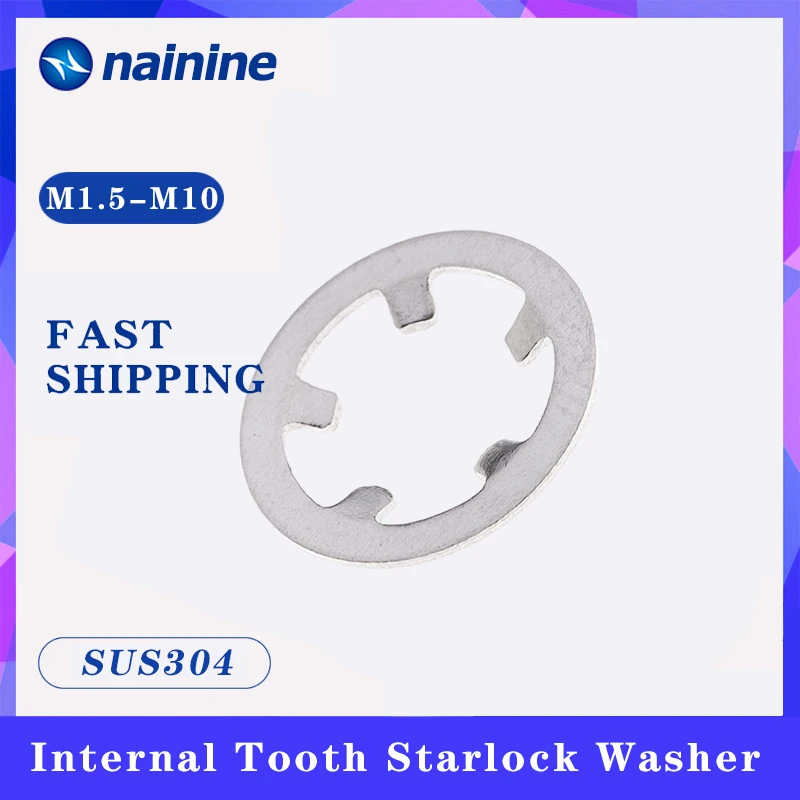 Starlock Washer [M1.5 M10] 304 нержавеющая сталь внутренние зубья скоба оборудование