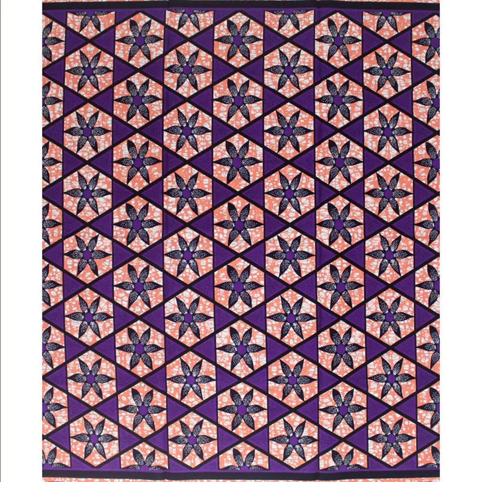 

6 Yards African Mitex Wax Print Ankara Fabrics Kitenge/Pagnes/Tissues Africain/ Lapa/Chitenge Y-616
