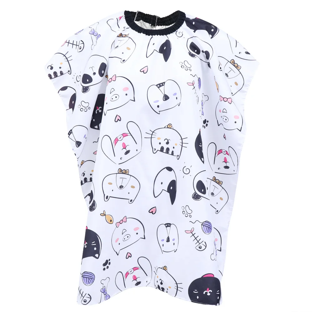 

Kids Barber Hairdressing Cape Cartoon Hair Cutting Cape Lovely Haircut Apron