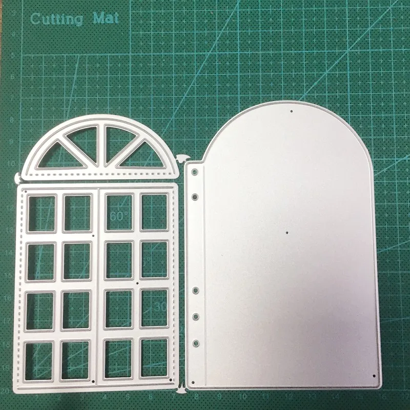 Christmas Window Frame Metal Cutting Dies for DIY Scrapbooking Hand-on Embossing Cuts Craft Paper Card Making Stencils dies | Дом и сад