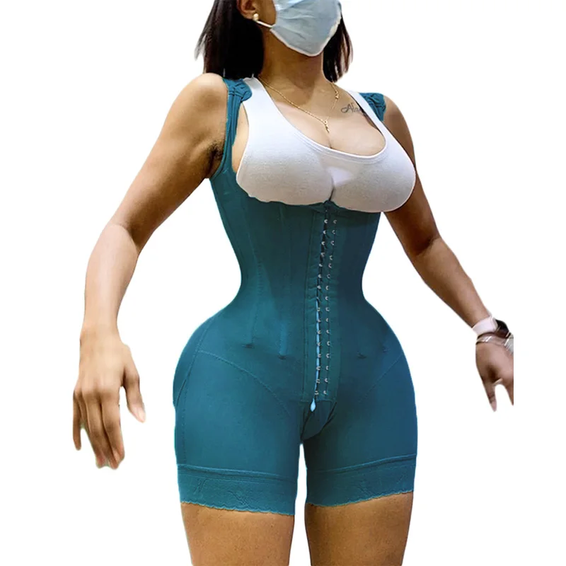 Fajas Reductoras Latex Body Shaper Levanta Cola Post Parto Surgery Girdle Slimming Underbust Corset  Butt Lifter Waistrainer