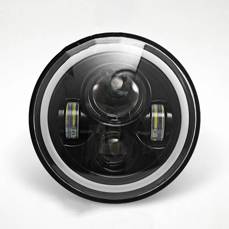 Круглые светодиодные ленты для фар 1 шт. 140 Вт 7 дюймов Wrangler JK TJ LJ 97-17 дневные