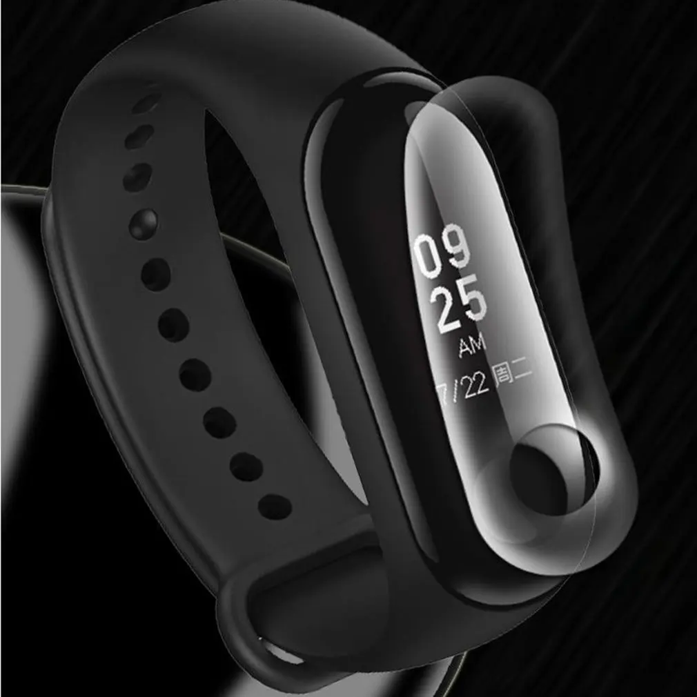 Защитная пленка для Xiao Mi Band 3 умный чехол полностью незакаленный браслет защитная