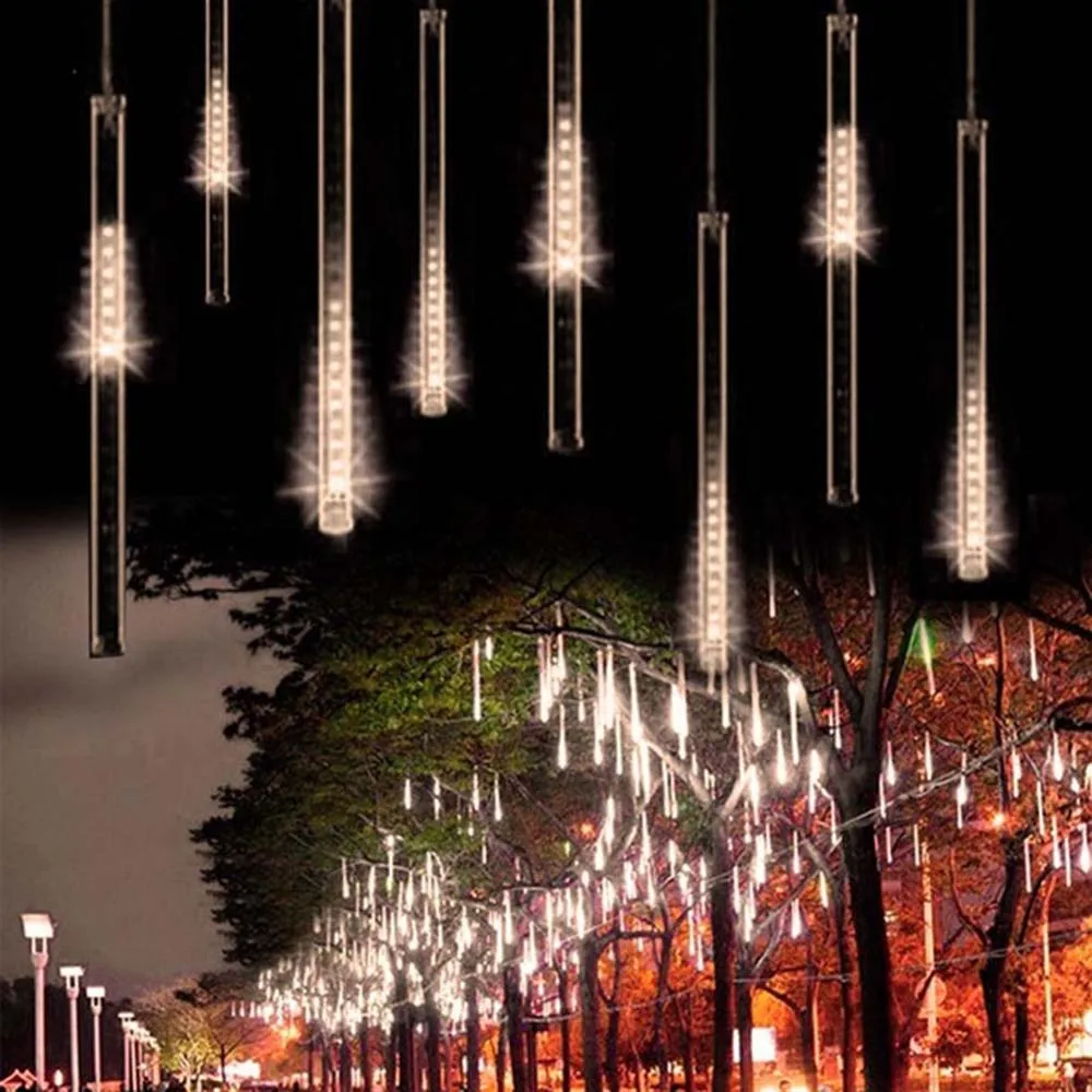 Гирлянда метеоритный дождь 50 см 100 светодиодов 240 В|string lights outdoor|string lightsholiday |