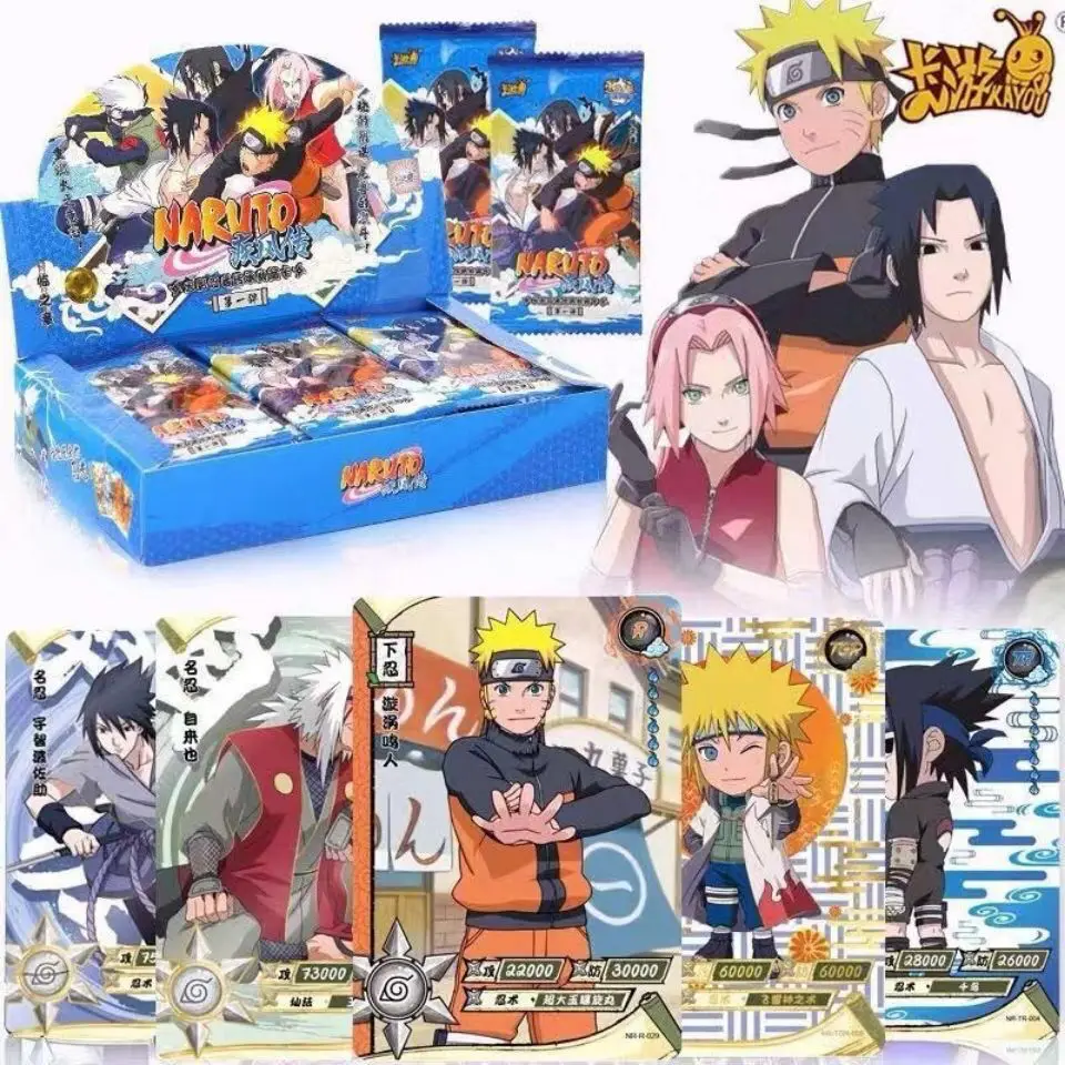 Naipes-Cartas de papel de cartas para ni&ntilde;os, juegos de cartas, perif&eacute;rico de anim&eacute;, colecci&oacute;n de personajes, regalo para chico-3