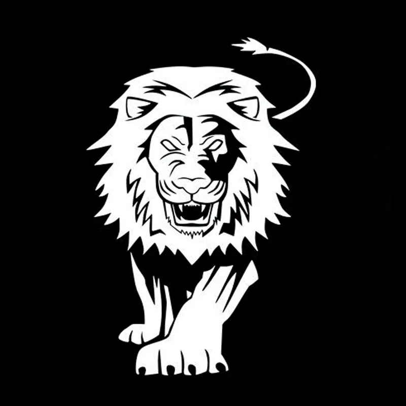 

Car Sticker Walking Lion Fun PVC Car Sticker Motorcycle Decal Car Styling 13.5X20CM