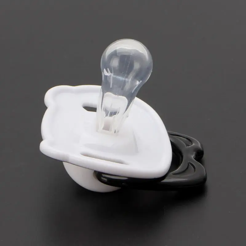 

Cute Panda Nipple Dummy Pacifier Baby Food Grade PP Silicone Soother Toddler Orthodontic Nipples with Ring Teether Baby Pacifier