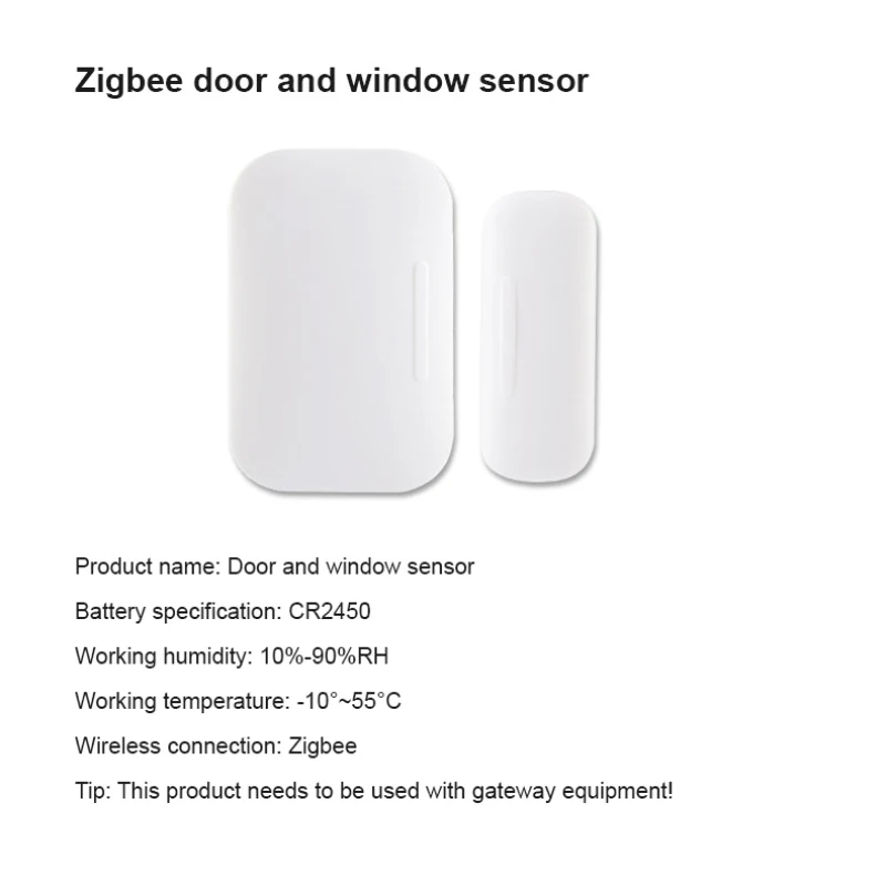 Датчик двери и окон Tuya Smart Zigbee детектор открытия/закрытия сигнализации в режиме
