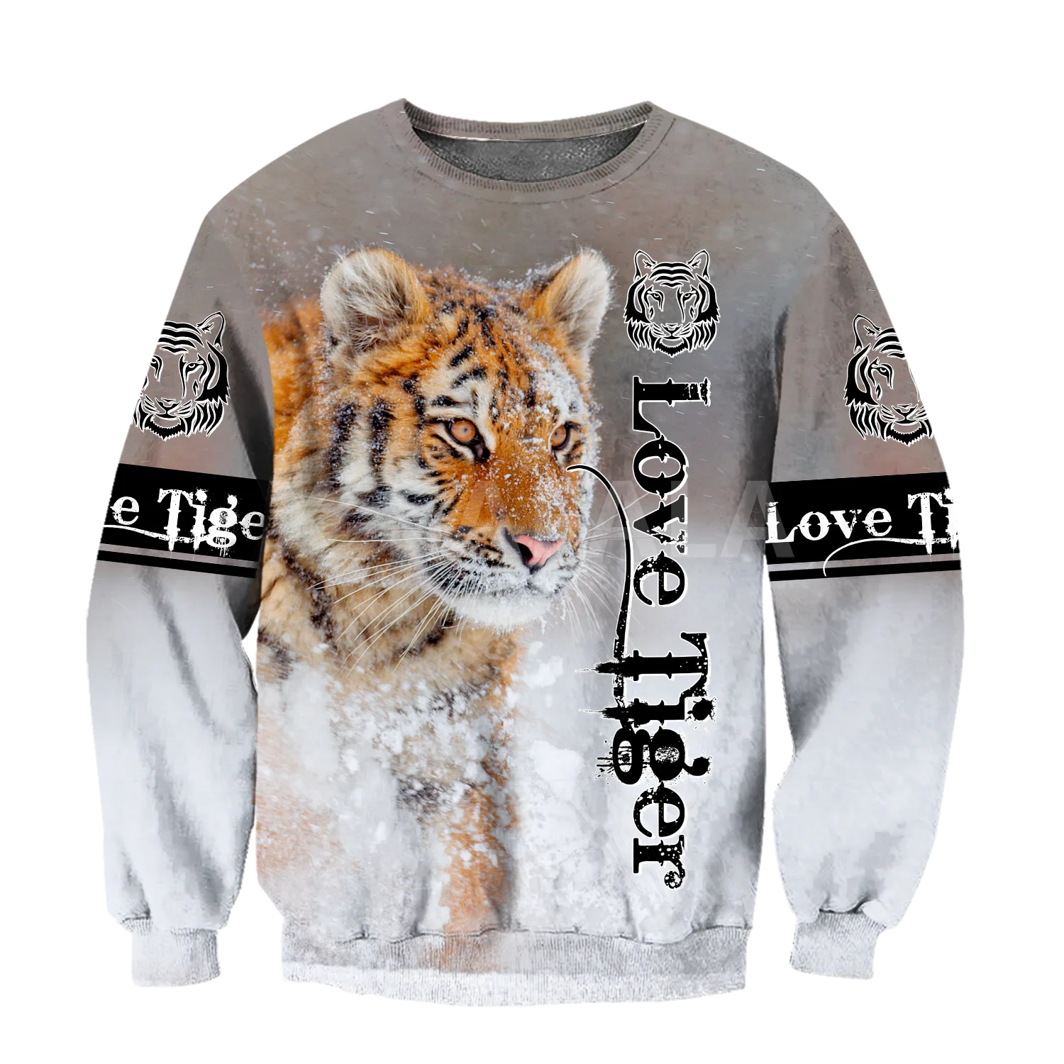 

Power White Tiger Art Animal 3D Print Size XS-7XL Hoodie Man Women Harajuku Outwear Zipper Pullover Sweatshirt Casual Unisex-1