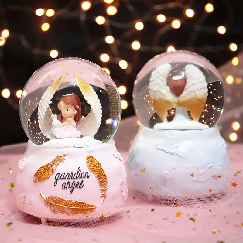 10*15 8 см Снежная подсветка Хрустальные Глобусы стеклянная музыкальная шкатулка
