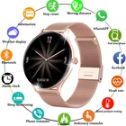 Новинка 2020, цветные женские умные часы с Полноразмерным сенсорным экраном, мужские Водонепроницаемые многофункциональные спортивные часы для фитнеса с пульсометром и тонометром