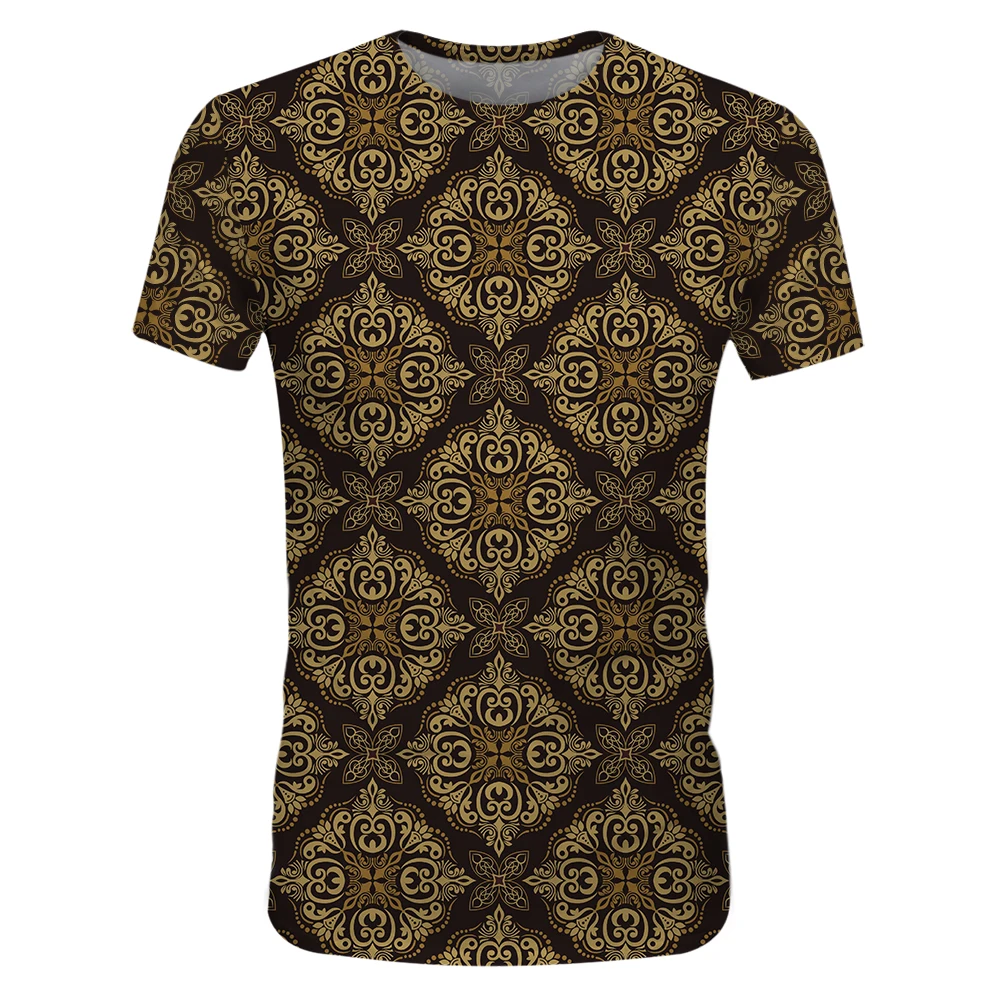 

Cloudstyle Мужская футболка с 3D принтом, специальные геометрические узоры, черная Летняя мужская одежда с круглым вырезом и короткими рукавами, ...