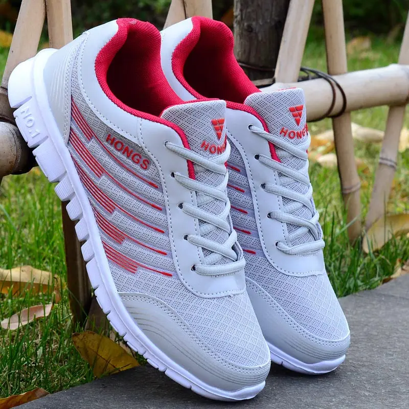Couple shoes men sneakers 2022 new fashion mesh casual vulcanize lighted comfortable mans footwear free shiping |