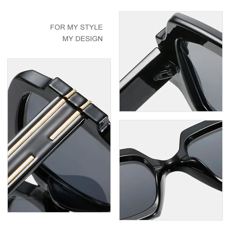 Солнцезащитные очки Emosnia UV400 женские классические винтажные квадратные большие