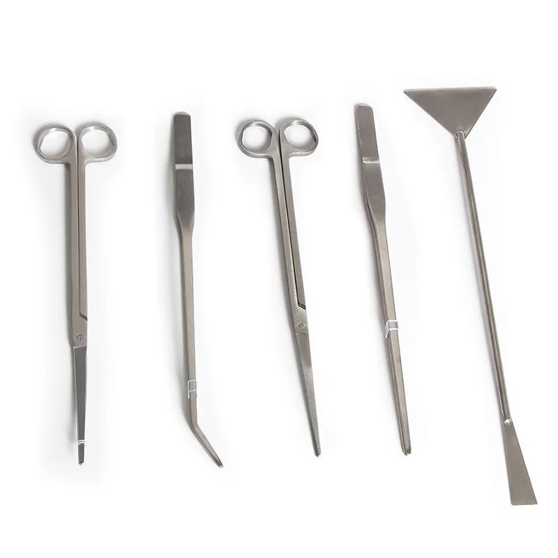 5 шт./компл. живое растение для аквариума набор инструментов ножницы пинцет