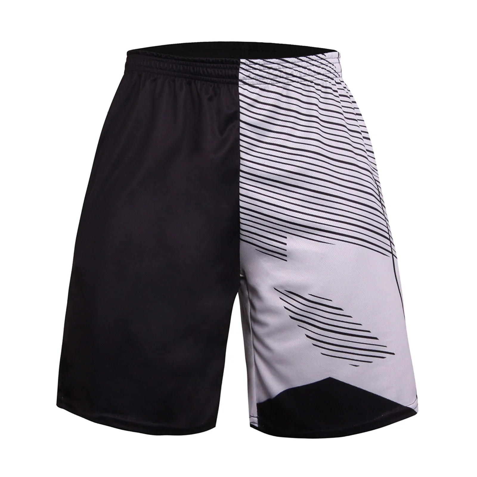 

Men's Sports Short 2021 Fashion Stitching Outdoor Fitness Breathable Quick Dry Pocket Men's Running Shorts Comfort Men Shorts