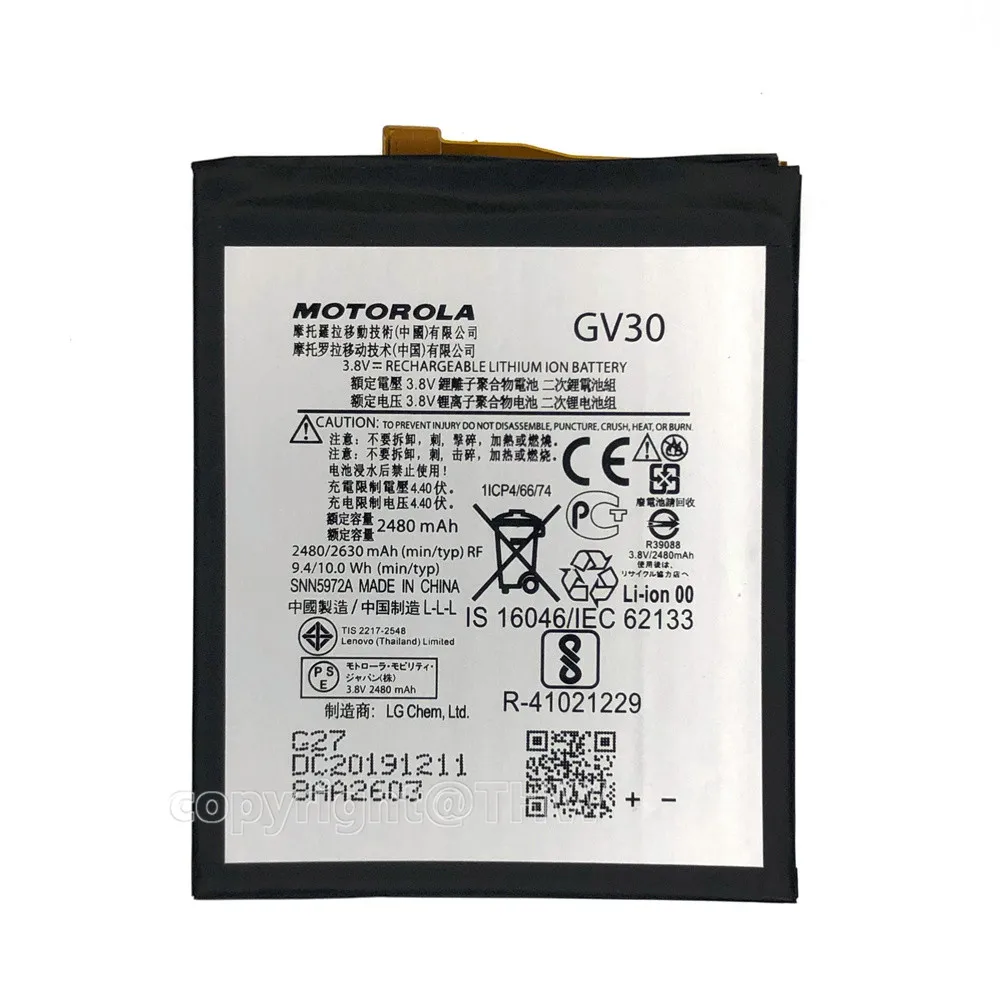 Новинка 100% оригинальный аккумулятор Motorola для Moto Z XT1650-01 GV30 высокое качество XT1650-03 +