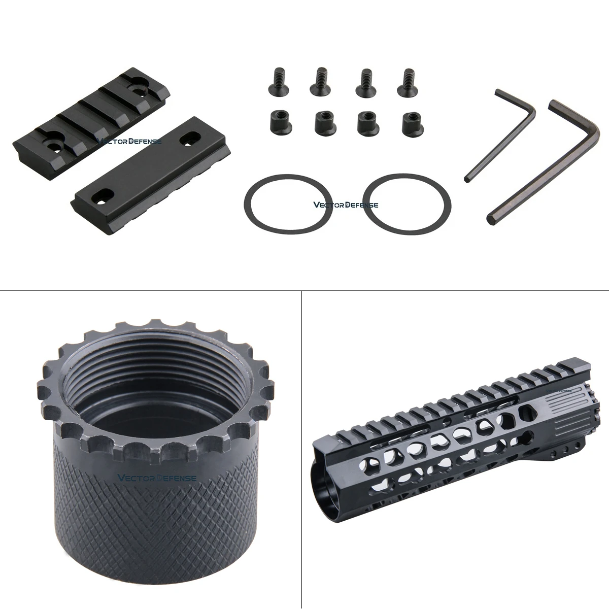 Магнитный держатель для рук Vector Optics Slim KeyMod тактический 7 дюймовый свободный