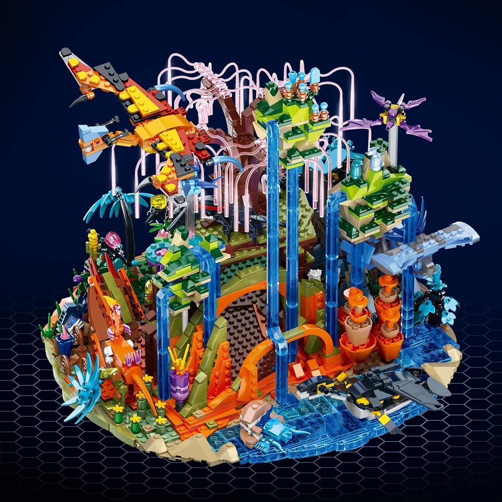 

New Ideas Avatar The Illuminated World Of Pandora Fictional Universe Building Blocks Kit Bricks Toys For Kids Adult Child Gift