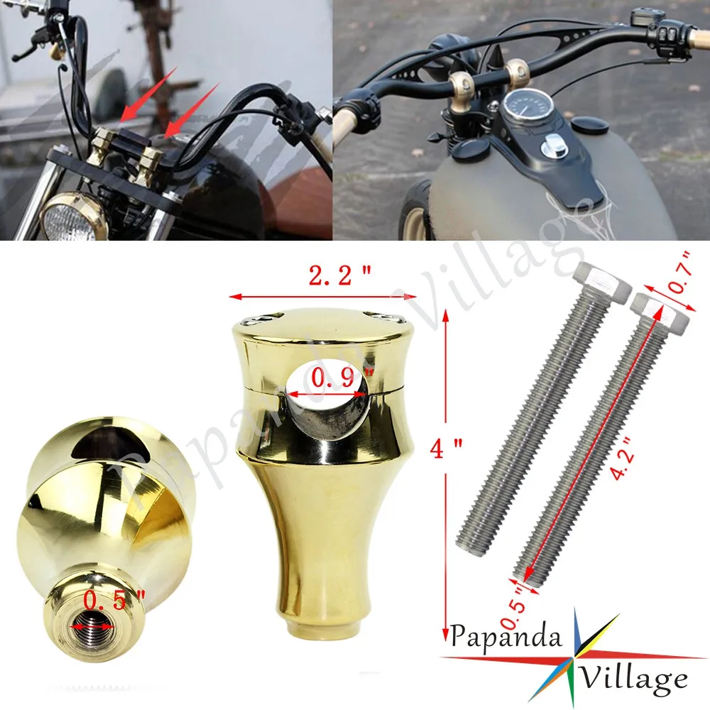 1 пара Универсальный зажим для крепления на руль мотоцикла Harley Cafe Racer Sportster Softail