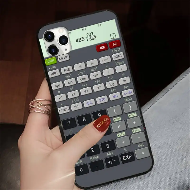 

Calculator interesting design pattern luxury design shell Phone Case for iPhone 11 12 pro XS MAX 8 7 6 6S Plus X 5S SE 2020 XR
