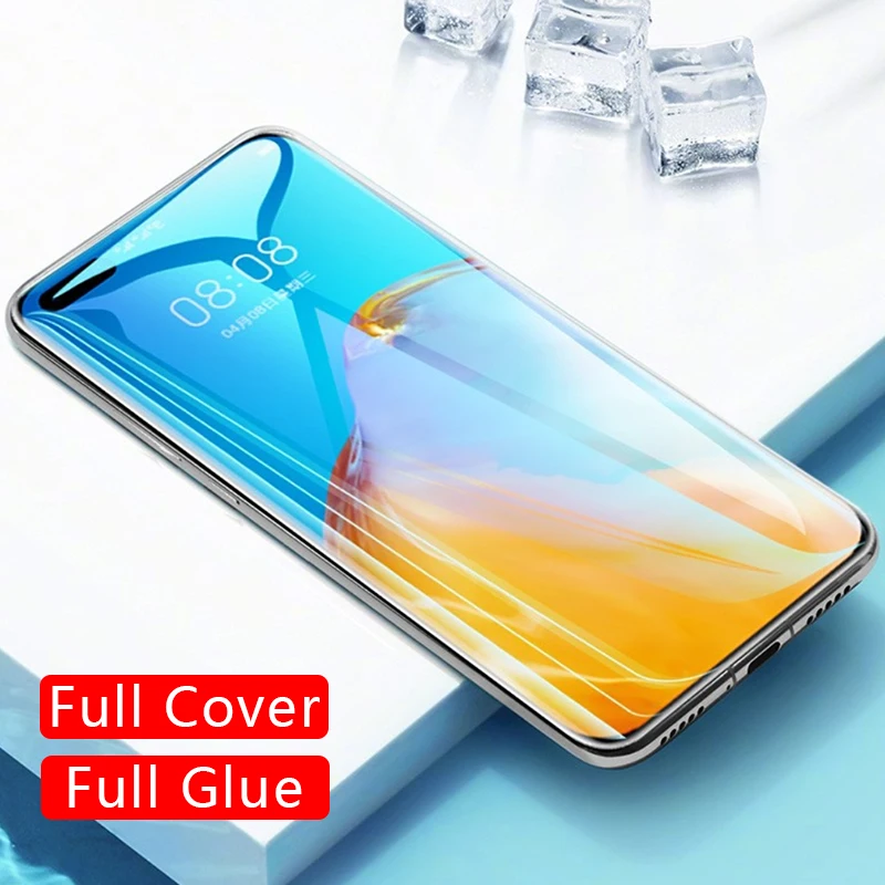 Защитный экран из закаленного стекла для huawei p40 lite e 5g p20 pro p30 light 2020 чехол p 20 30 40 p40lite