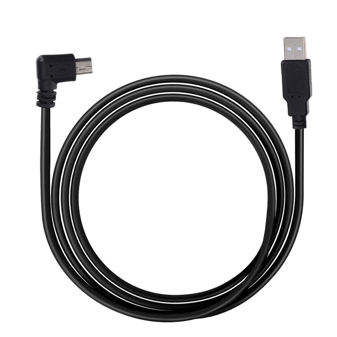 1 шт. черный Высокое качество левый угол 90 штекер градусов кабель для передачи