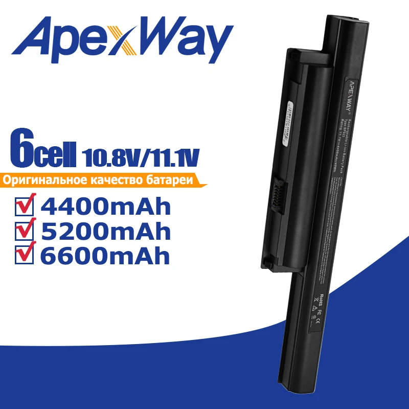 

Apexway VGP-BPS22 Laptop Battery for Sony Vaio BPS22 VGP-BPS22A VGP-BPL22 VGP-BPS22A VGP-BPS22/A VPC-EB3 VPC-EB33 VPC-E1Z1E EC2