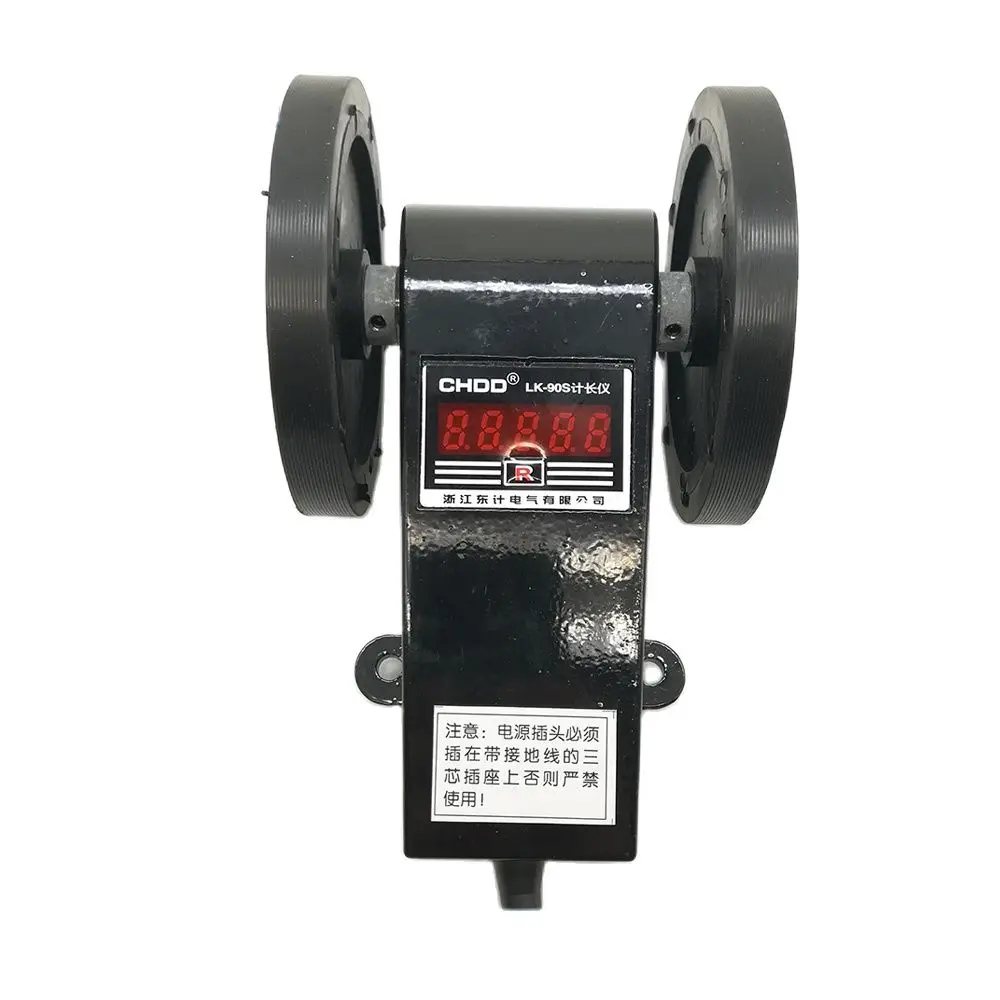 LK-90S / LK-90SC AC Digital Rolling Wheel Counter Meter Digital Length Measuring Counter Meter