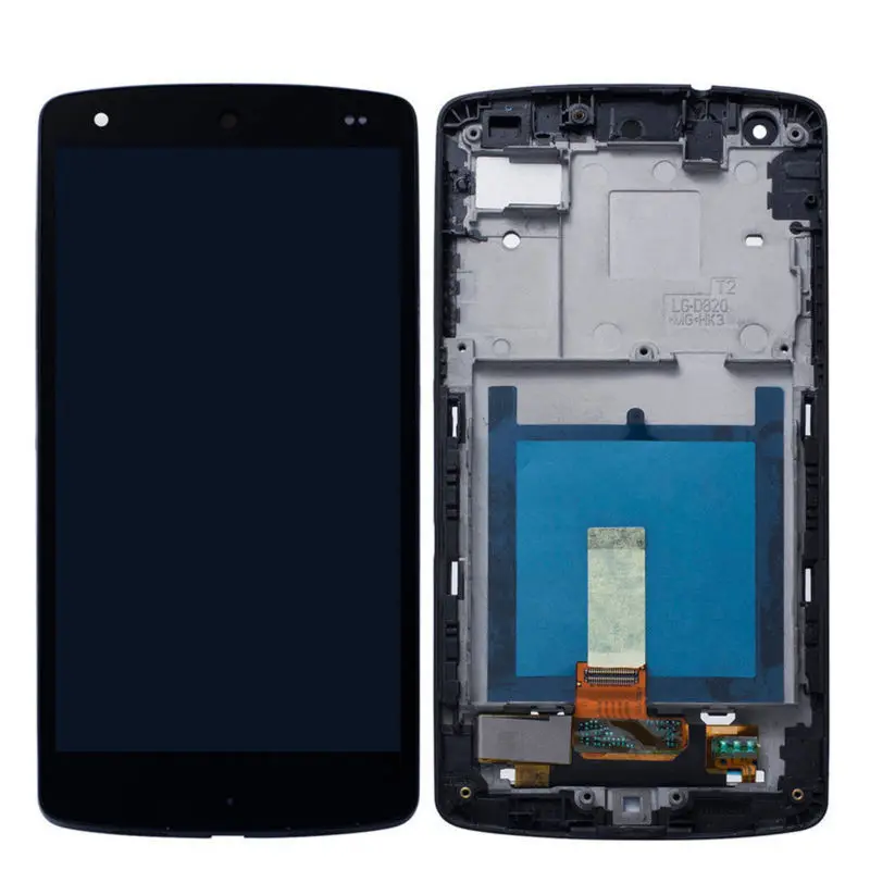 Сенсорный ЖК экран 4 95 дюйма для LG Nexus 5 сменный сенсорный с рамкой Google дисплей D820
