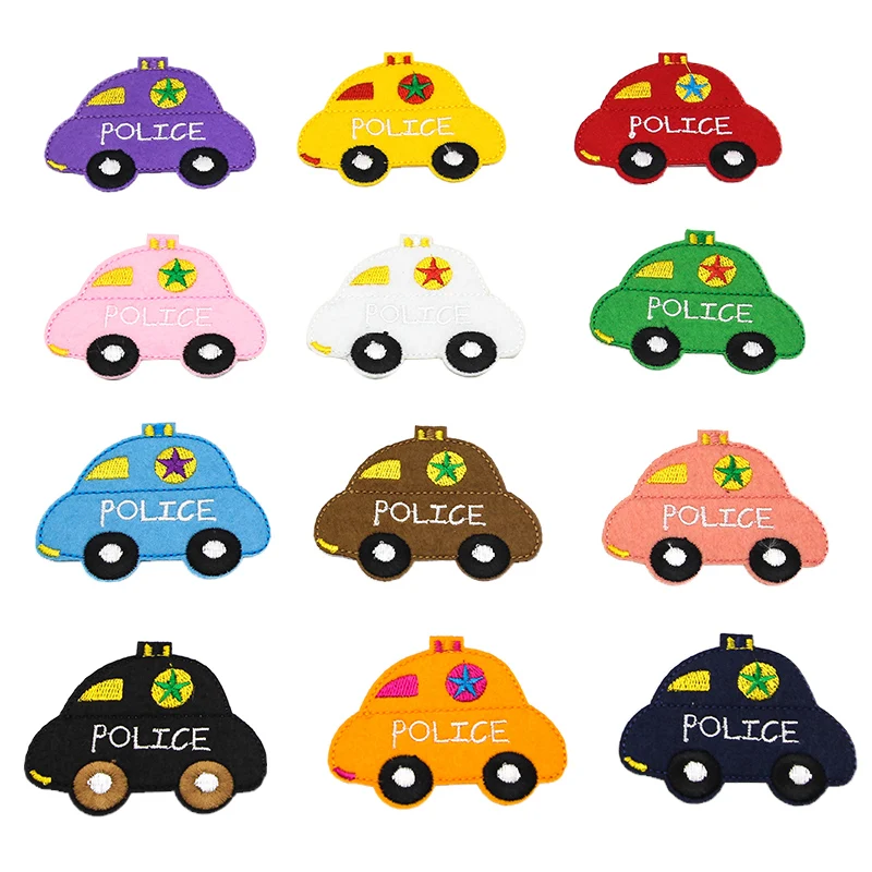 

12 color optionsCar embroidery patch, hand-stitched iron on patches badge, patch for clothing