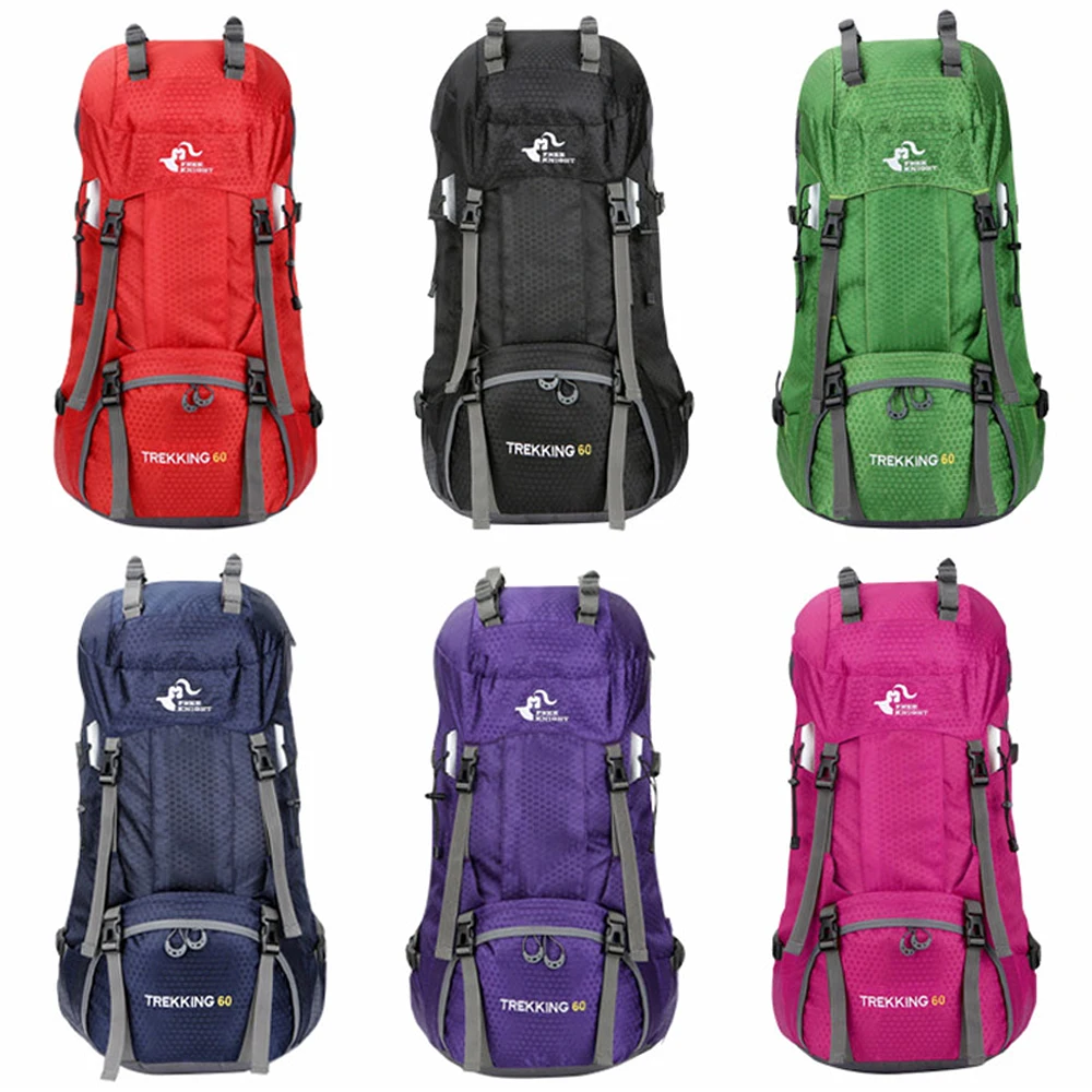 

New 50L & 60L Outdoor Camping Climbing Backpack Waterproof Mountaineering Hiking Backpacks Sport Climbing Rucksack