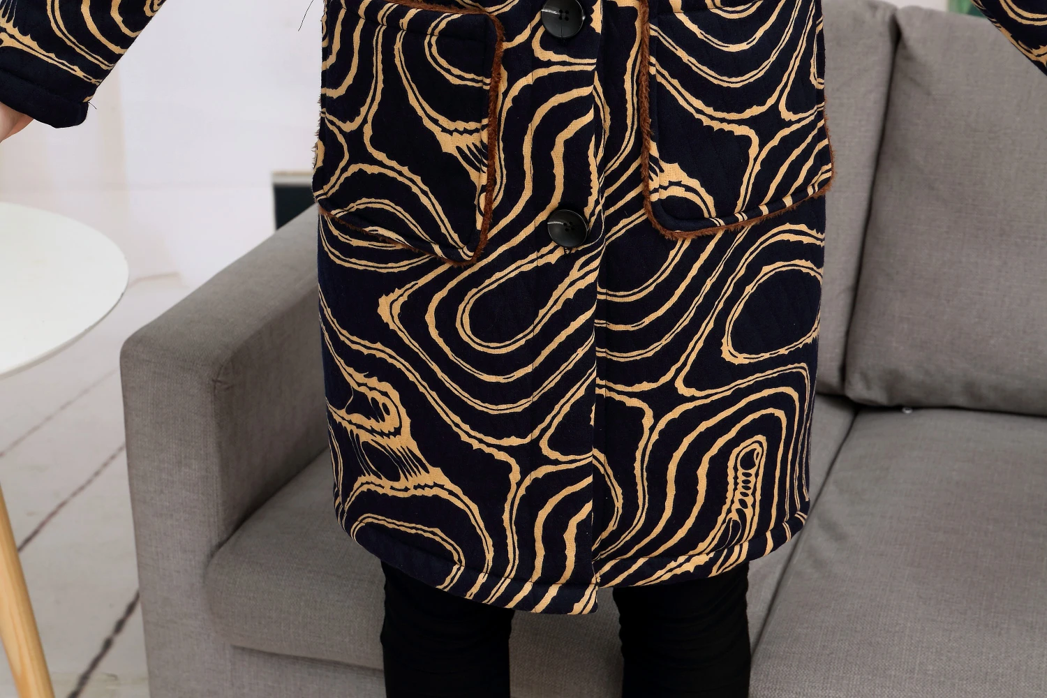 

New Arrival Winter Jacket Women Hooded Cotton Padded Long Warm thicken Female Coats Print Parkas Outwear