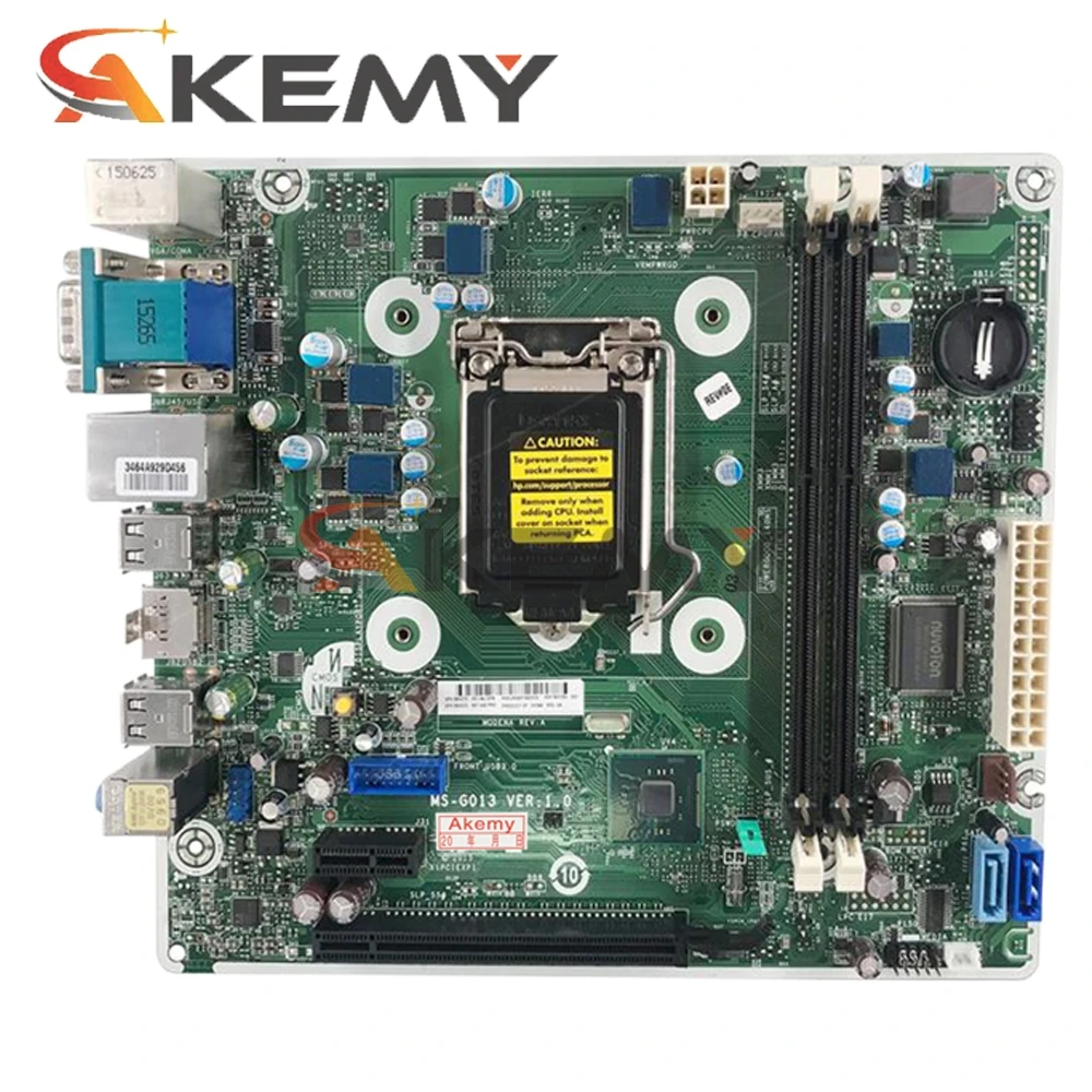 

Akemy For HP 400 G2 SFF Desktop Motherboard MS-G013 H81 804372-001 804372-601 803189-001 MB 100% Tested Fast Ship
