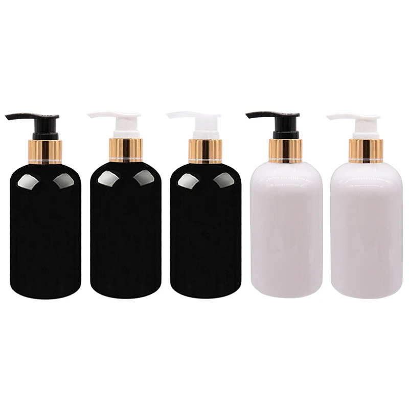 20 штук 250 мл пластиковые бутылки для домашних животных с золотой алюминиевый