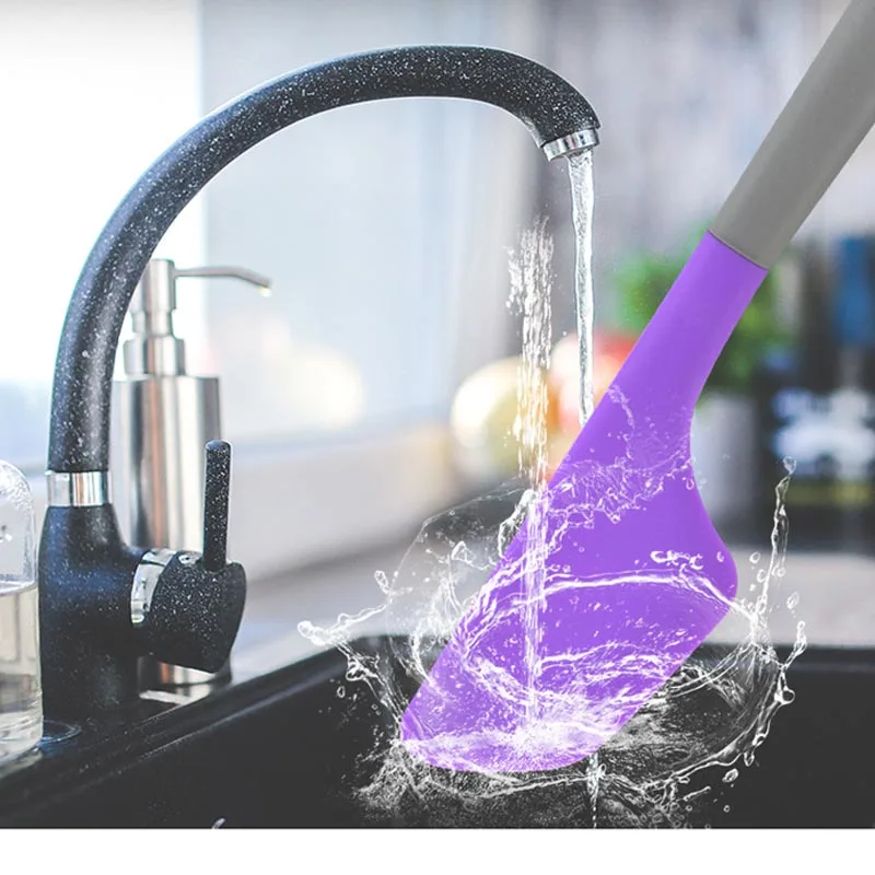 Сверхбольшой силиконовый скребок для выпечки крема 34 см антипригарный шпатель