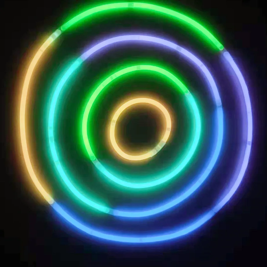 

Colorful LED Foam Glow Stick Cheer Tube Dark Light Party Festival Bulk Fluorescent DIY Necklace Bracelet Neon Wedding Concert