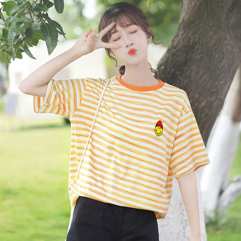 

2020 blue Summer Fashion T Shirt Women Woman Tshirt sky