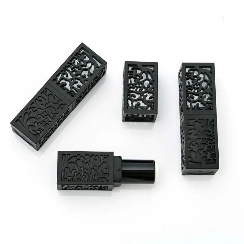 12 мл пустые косметические контейнеры тюбик для губной помады с черными пустыми