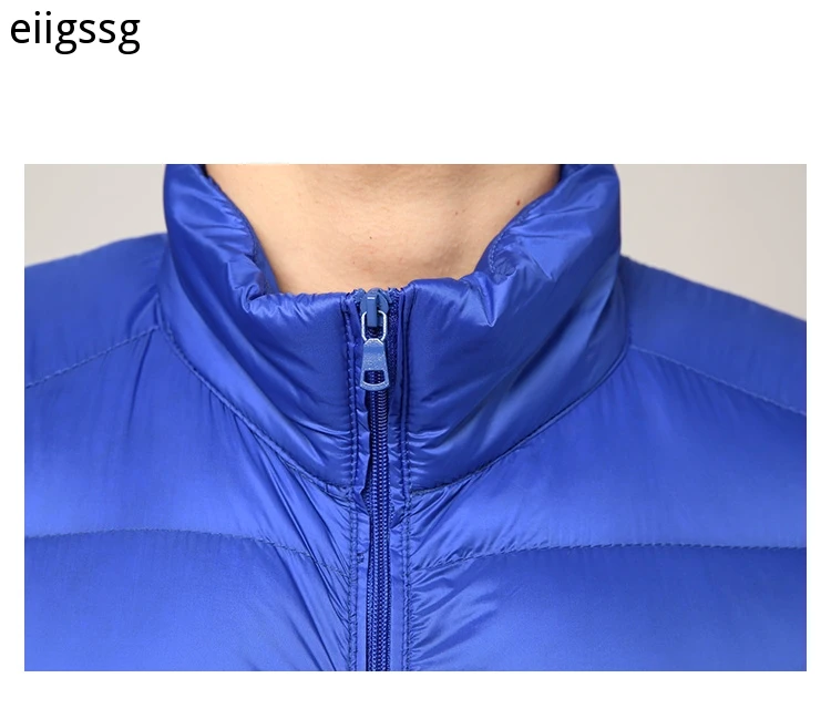 Men's All-Season Ultra Lightweight Packable Down Jacket Water and Wind-Resistant Breathable Coat Big Size Men Hoodies Jackets
