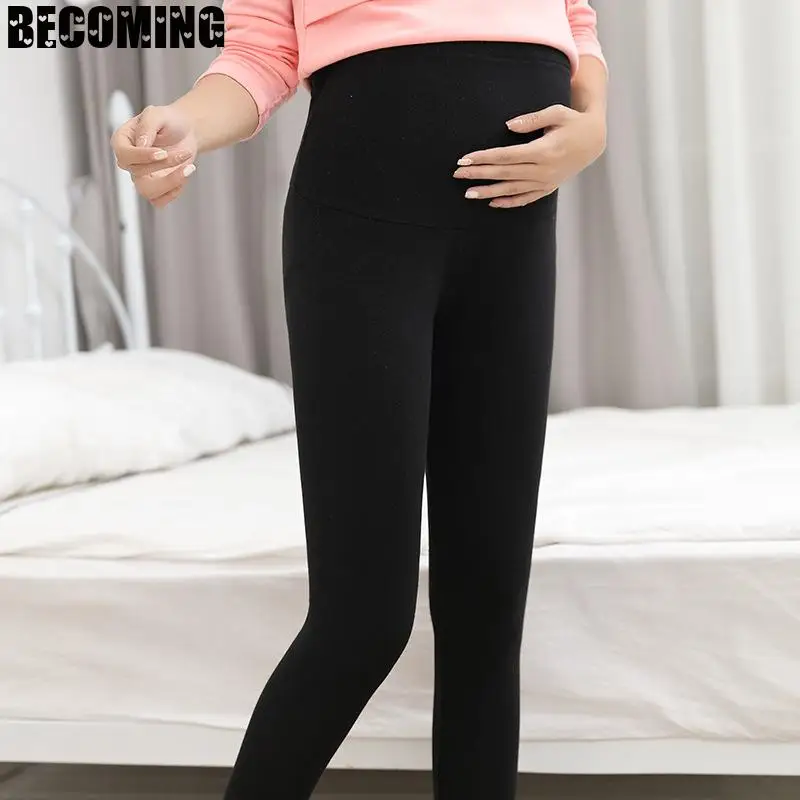Леггинсы для беременных эластичные спортивные штаны йоги Длинные хлопковые